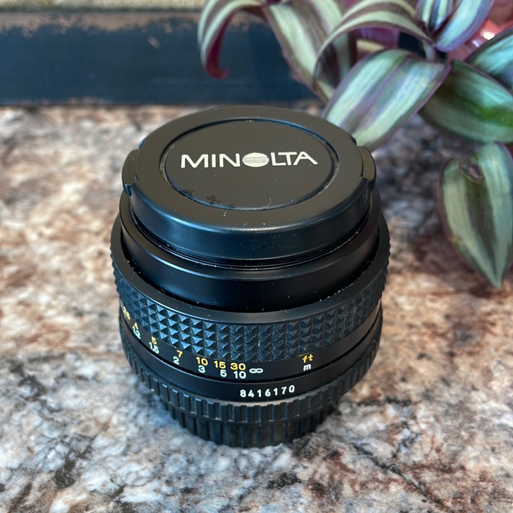Minolta camera lense